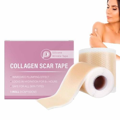 2pcs Fogli Di Silicone Per Cicatrici,Nastro In Silicone Per Cicatrici,Nastro Cicatriziale Medico,Cerotto Cicatricis Con Collagene,Pellicole Mediche Le Rughe Del Viso