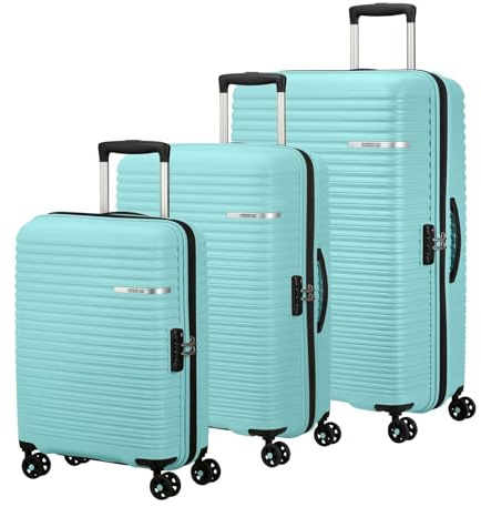 American Tourister Trolley Liftoff 3 PC Set D Summer Blue hellblau 79cm