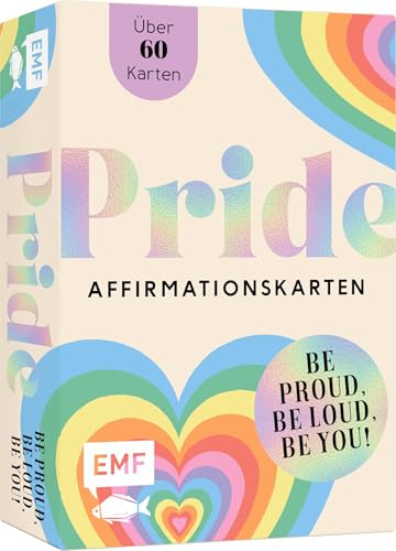 Kartenset: Pride – Affirmationskarten für dich und die ganze LGBTQIA+ Community: Über 60 Karten für mehr Empowerment: Be proud, be loud, be you!