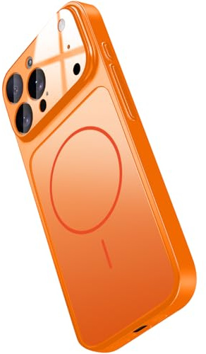 [Verwandeln Sie sich in ein iPhone 17] für iPhone 15 Pro Max Magnetisch Hülle mit Kameraschutz, Matte Touch, Militärnorm Schutz Case, PC Kratzresistente Rückseite Stoßfest Handyhülle für 15 Pro Max