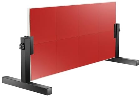 Tischtennis Rebound Board, Höhenverstellbar Ping Pong Returnbrett, Tischtennis Rückschlagbrett mit 8 Bretter Gummis, 360°-Winkelverstellung Ping-Pong Rücksprungbrett Für Home Gym Indoor Outdoor