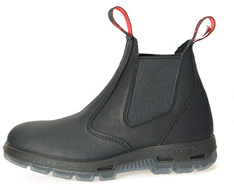 Redback USBBK Australische Lederboots, Schwarz (8.5, Schwarz)