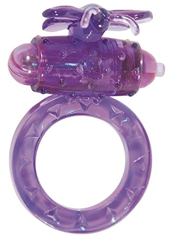 Toy Joy Manpower Flutter-Ring Vibrating Ring purple