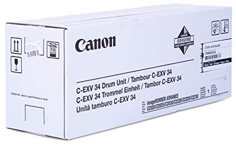 Canon C-EXV 34 43000 Seiten Schwarz – Druckertrommel (Schwarz, IRC2020L, IRC2030L)