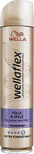 Wella Wellaflex Spray pour Cheveux Richesse & Style Ultra Fort Maintien 250ml 24h