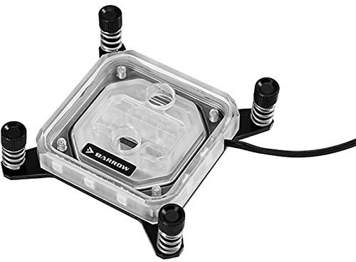 Barrow Acrylic Micro Jet CPU Waterblock, LRC 2.0 RGB, INTEL 115x - Black