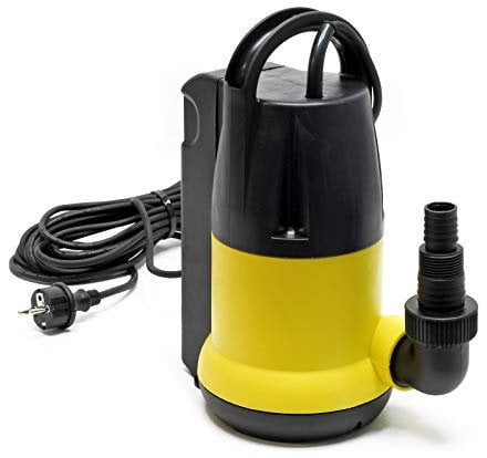 Wiltec Pompa sommersa acque nere 7000 l/h 400 w prevalenza 7,5 m Elettropompa a immersione