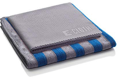 E-Cloth Microfiber Cleaning Cloth, Blue & Gray, 2 Pack