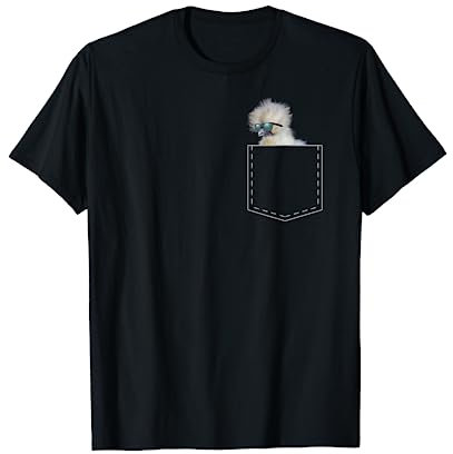 Lustiges Seidenhuhn Tshirt Hähnchen Tasche Seidenhühner Fun T-Shirt