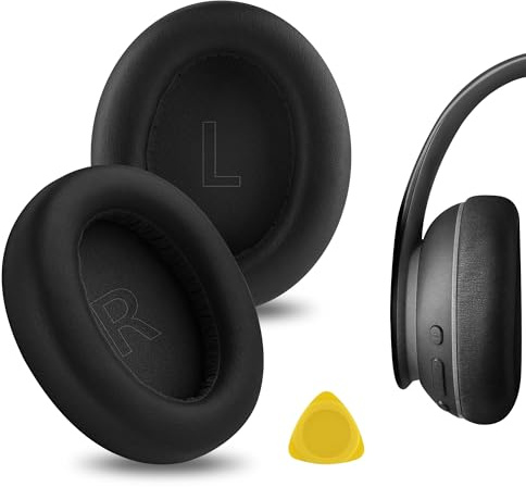 Geekria QuickFit Ersatz-Ohrpolster kompatibel mit Anker Soundcore Life Q10, Life 2 NEO BT Kopfhörer, Ohrpolster (Schwarz)