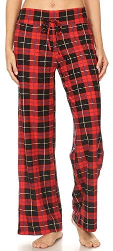 Leggings Depot Damen Printed und 3-Streifen Activewear Jogger Track Cuff Sweatpants Innentaschen, Lounge-Urlaub Plaid, 1X