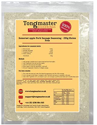 Somerset Apple Pork (Gluten Free) Sausage Seasoning - 250g