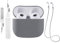 Teyomi Hülle Kompatibel mit Airpods 3 mit Reinigungsset, Silikonhülle kompatibel mit Apple AirPods 3 Case, für Airpods 3 Generation Hülle, für Airpods 3 Schutzhülle mit Straps(Grau)