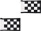 INOOMP 2 Stücke Nylon Golf Flagge Training Golf Putt Cup Outdoor Flagge Für Männer Golf Zubehör
