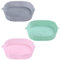 Friggitrice Ad Aria Calda In Silicone 3 Pezzi 18x4,5cm Friggitrice Ad Aria Calda Carta Da Forno In Silicone Cestino Per Friggitrice Ad Aria In Silicone Per Forno, Tortiera a Microonde, Vaporiera