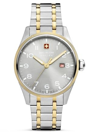 Swiss Military Hanowa Thunderbolt Herrenuhr mit Lederband oder Metallband und Saphirglas
