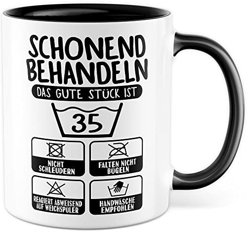 35 Jahre Tasse Geburtstag Geschenkidee Geburtstagsfeier Kaffeetasse Geschenk für Fünfunddreißigjährige Kaffeebecher Fünfunddreißig Becher