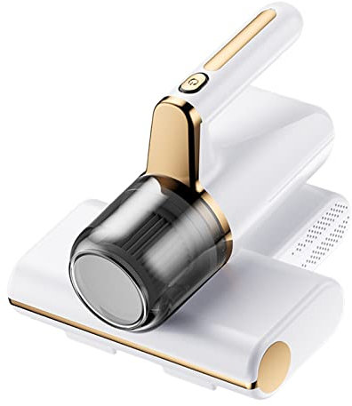 Bettstaubsauger Milbensauger für Matratzen,Handheld Matratzenreiniger Gerät 14Kpa Starke Absaugung Handstaubsauger Antimilben Staubsauger,700W Leistungsstark 5s Schnellheizung Staubsammler (White 01)