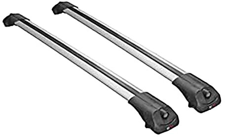 MOSHUO 2 StüCk Aluminium DachgepäCkträGer FüR Opel Vivaro 2001-2014, GepäCktransport RelingträGer Hochstabile Dachbox LastenträGer Schutz Dach Railing BüGel