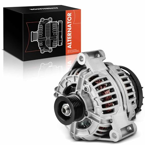 Frankberg Lichtmaschine mit Keilrippenriemenscheibe 12V 120A Kompatibel mit C-Klasse W202 C240 C280 2.4L 2.8L 1997-2000 E-Klasse W210 E240-E320 2.4L-3.2L 1996-2002 Generator CLK Replace# 0111542702