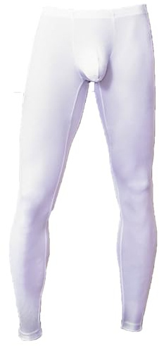 YiZYiF Leggings de Sport Homme Collant Pantalon de Jogging Sport Baselayer Leggings de Fitness Musculation Gymnastique Gym Blanc E L