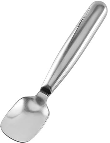 ABOOFAN 1pc Stainless Steel Ice Cream Scoop Vintage Ice Cream Scoop Decorative Serving Spoons Appetizers Spoon Metal Food Scoop Mixing Spoon Dessert Multifunction Eat Watermelon