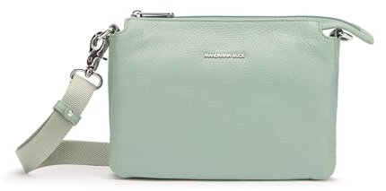 Mandarina Duck Women Mellow Leather Clutch Bag, Iceberg Green, Taglia Unica