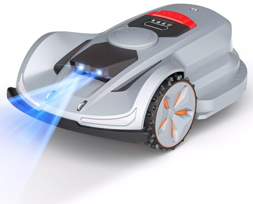 Sunseeker X7 Wireless Robot Lawn Mower 0.75 Acre/ 32,000Sq. Ft, with Smart APP Control, Vision AI System & RTK, Path Planning, Adaptive Floating Cut Height up to 4, for Medium to Large Yards