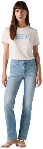 Levi's Damen Jeanshose 314 Shaping mit Stretch-Anteil, Straight Fit, Blau (Cool View), W26/L32