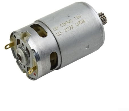 Motor RS550, carcasa de metal, dientes 18V13, para taladro inalámbrico GSB GSR 120 LI, para motor DC RS550 13 dientes destornillador inalámbrico GSB/GSR 120-LI 18V