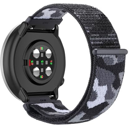 Nylon Armbänder für Polar Unite/Pacer Armband, Fabric Uhrenarmbänder mit Verstellbare Schnalle Sport Camouflage Ersatzband Kompatibel mit Polar Unite/Pacer Uhrenarmband für Herren und Damen (2,20mm)
