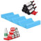 Ciieeo 2 Pcs Silicone Beer Bottle Mats Creative Drink Organizer Fridge Storage Waterproof and Easy to Clean for Home Bar and Kitchen Use