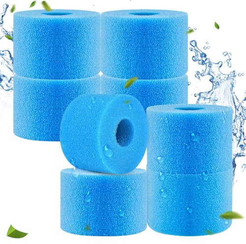 Niaetuto 8PCS Éponge Filtrante