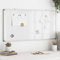 Tidyard Tableau Blanc magnétique 100x50x1,7 cm Aluminium, Tableau à Craies pour Mariage, Salon, Cuisine, Bar, Restaurant, Maison