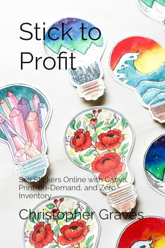 Stick to Profit: Sell Stickers Online with Canva, Print-on-Demand, and Zero Inventory