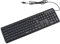 NUOBESTY Teclado USB Mute Ultra Delgado para Oficina y Hogar y Práctica Negro