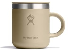 Hydro Flask – Mug Coffee 177ml (6 oz) | Insulated Stainless Steel with Closeable Splash-Resistant Lid – Keeps Drinks Cold 24 Hrs & Hot 12 Hrs – Oat