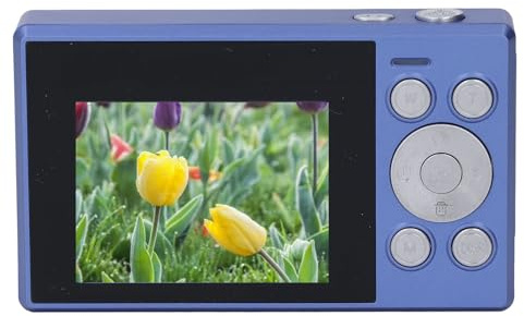 Tangxi Digitalkamera, 2,4-Zoll-Dual-Screen, 16-facher Zoom, 48 MP, 1080P-Videoaufzeichnung, Tragbare Wiederaufladbare Selfie-Kamera, für Studenten, Teenager, Jungen, Mädchen, Kinder (Keine