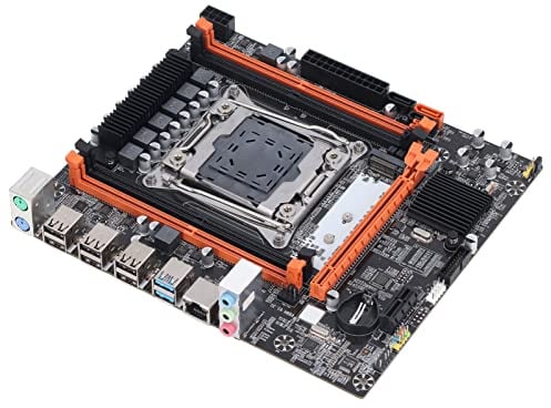 POENVFPO Placa Base X99, Placa Base LGA 2011-3 Socket DDR4 ATX con NVMe M.2 para CPU E5 V3/V4 e I7-58xx/68xx