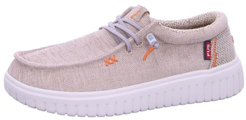 Fusion Emma 4.0 Damen Slipper Textil | Slipper, Glitzer, silver linen beige, Beige, Schnellschnürsystem, Damen, Schuhe