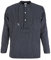 modAS Unisex Finkenwerder Fischerhemd Basic Line - Hemd Seemann Skipper Fischer-Hemd gestreift aus Baumwolle mit Breiten Streifen in Blau Größe S