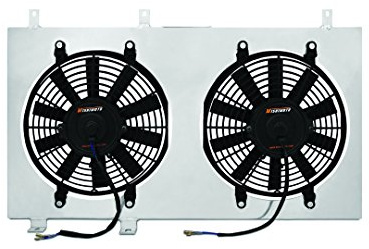Mishimoto MMFS-R32-RHD Aluminium Fan Shroud Kit Compatible With Nissan Skyline R32 1988-1994 Silver