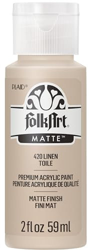 FolkArt Acrylic Paint in Assorted Colors (2 Ounce), 420 Linen