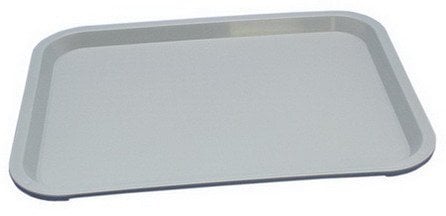 1x Tablett MODERN 45 x 35 cm grau Servier -, Abräumwagen