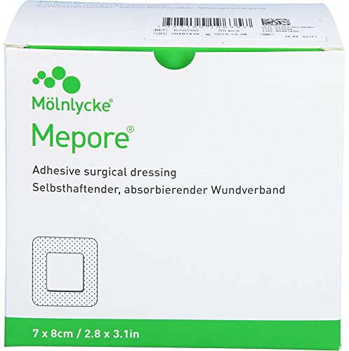 MEPORE Wundverband 7x8 cm steril 55 St