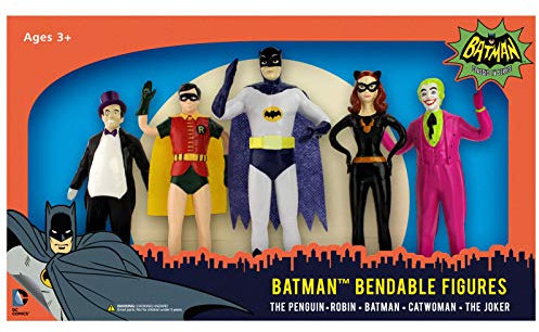 NJ Croce Batman 1966 Bendable Boxed Set