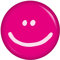 Kiwikatze® Kleine Freunde - Smiley pink 37mm Button Ansteckbutton Geschenk Mitbringsel