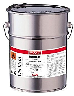 Clou Professionnel Clou Cryl Deck Vernis couleur de base Bleu A 2,5 l