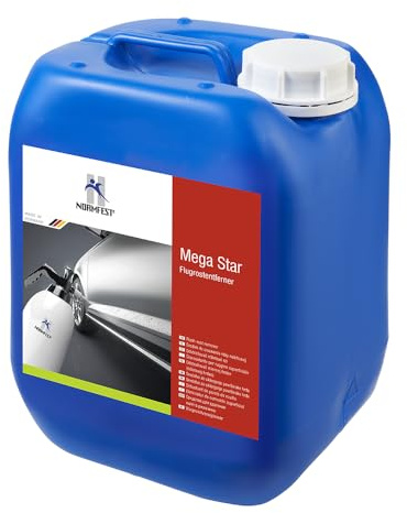 Normfest Mega-Star Flugrostentferner & Intensivreiniger – Spezialreiniger für Lack, Glas, Metall, Felgen & Karosserien – kraftvoll, AOX-frei, biologisch abbaubar – 5 Liter