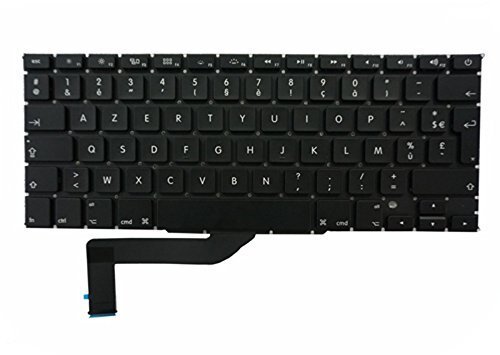 OLVINS Nouveau Clavier Français FR pour Macbook Pro Retina 15 A1398 FR Clavier 2013 2014 2015